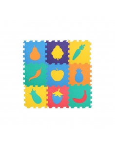 Toru Yer Matı Meyve Sebze 9 Adet 33x33 cm