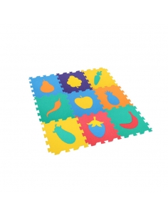 Toru Yer Matı Meyve Sebze 9 Adet 33x33 cm 2