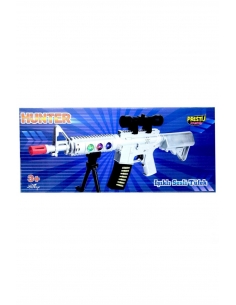 Kutulu Pilli Sesli Işıklı Hunter Oyuncak Silah 2