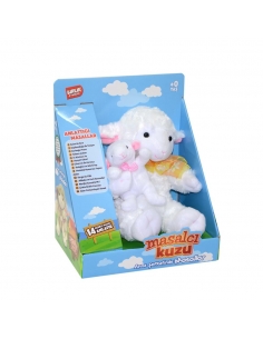 M-1117526-12 YAVRULU MASAL ANLATAN KUZU PELUŞ -BRL