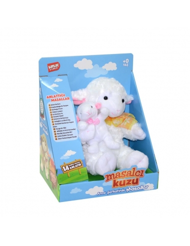 M-1117526-12 YAVRULU MASAL ANLATAN KUZU PELUŞ -BRL