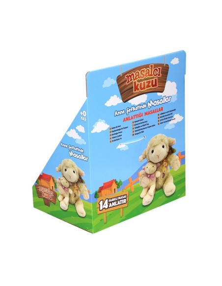 M-1117526-12 YAVRULU MASAL ANLATAN KUZU PELUŞ -BRL