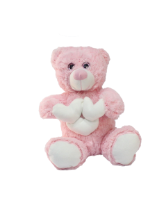 Küçük Kalpli Oturan Ayıcık 30 cm 1 adet Fiyatıdır 2