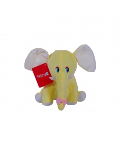 1286 PELUŞ OTURAN FİL 20x17cm -SLY 2