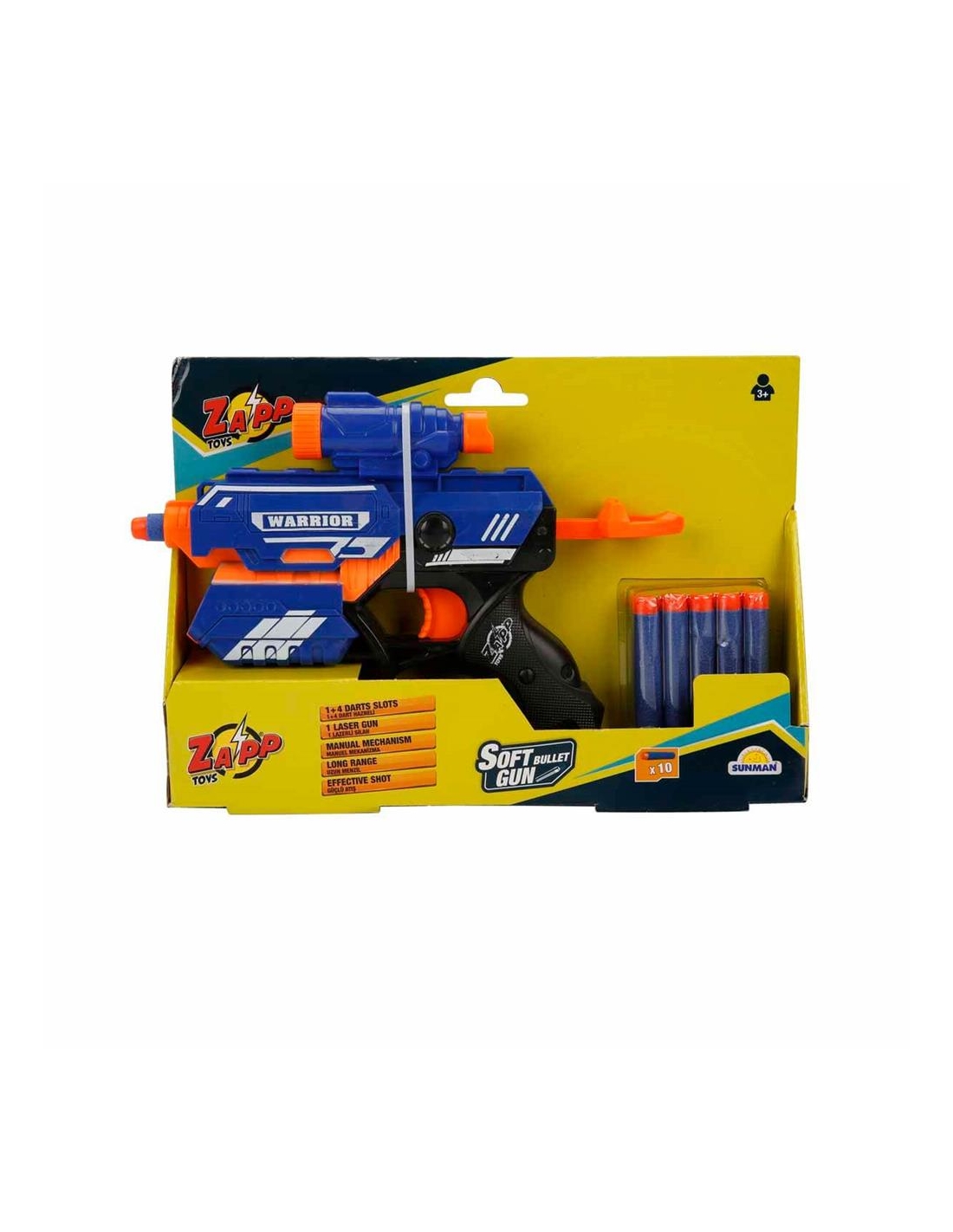 Zapp 10 Mermili Lazerli Sünger Dart Atan Silah Zapp 10 Mermili Lazerli Sünger Dart Atan Silah