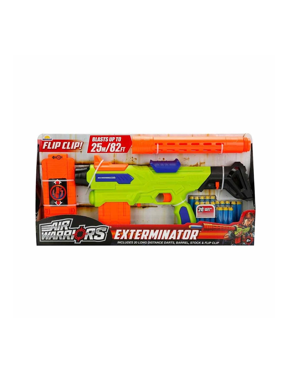 Air Warriors Exterminator Sünger Dart Atan Silah Air Warriors Exterminator Sünger Dart Atan Silah