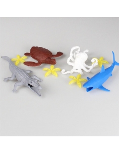 720 Toy Play 6 Parça Deniz Canlıları Figür Seti 10-20 cm 2