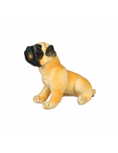Havlayan Pug Köpek Peluş Oyuncak 25 cm 2