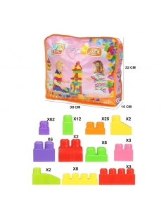 Play Blox Yapı Oyuncakları 133 Parça Çantalı Parlak Renkler Mega Blok Seti 2984 2
