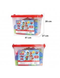 Play Blox Yapı Oyuncakları 133 Parça Kovalı Parlak Renkler Mega Blok Seti 2