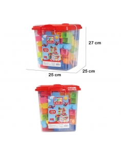 Play Blox Yapı Oyuncakları 83 Parça Kovalı Parlak Renkler Mega Blok Seti 3073 2