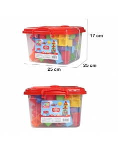 Play Blox Yapı Oyuncakları 56 Parça Kovalı Parlak Renkler Mega Blok Seti 3042 2