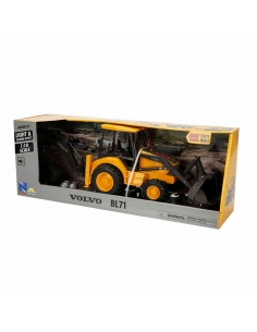 1:18 Volvo BL71 Sesli ve Işıklı Kazıcı - Yükleyici Model Araç 2
