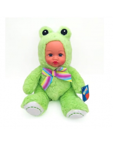 Halley Oyuncak Bebek Yüzlü Pelüş Kurbağa 30Cm