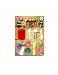 URT007-KRT-1A/B 12PCS KAYISILI KESLBLN MEYVE&SEBZE 2