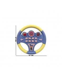 Nini Baby Direksiyon Eğitici Sesli Müzikli 21*21 Cm 8 Tuşlu Oyuncak Direksiyon 2