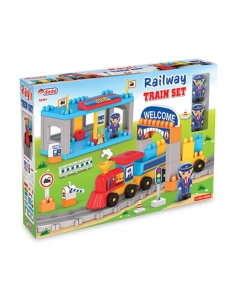 03258 Raylı Tren Set 61 Parça 2