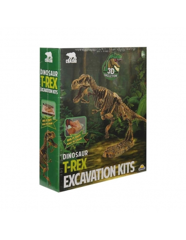 Crazoo 3D Fosil Kazı Seti: Dinozor T-Rex