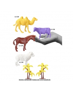 706 Toy Play 6 Parça Çiftlik Hayvanları Figür Seti 12-13 cm 2