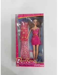 Barbara Oyuncak Manken Bebek Yedek Kıyafetli 2