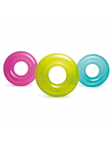Intex Şeffaf Jumbo Simit 76 cm. 3 Asorti (8+ Yaş) 1 Adet Fiyatıdır