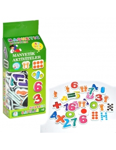 47 Parça Magnet Rakamlar Manyetik Sayılar