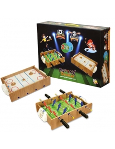 412 Ahşap Hokey ve Masa Maçı Oyunu