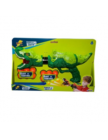 Silah Top Atan Dinozor 12 Toplu 2 Renk