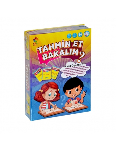 Tahmin Et Bakalım Eğitici Eğlenceli Oyun Kartları 32 Parça