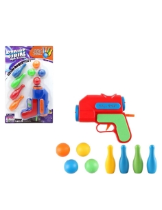 Top Atan Oyuncak Tabanca Strike Gun Bowling