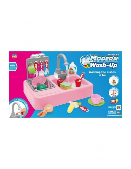KAY-7020 MODERN PILLI LAVABO PEMBE -VRD