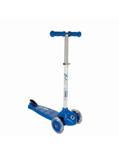 Evo Işıklı 3 Tekerlekli Mavi Scooter