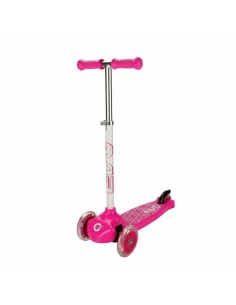 Evo Işıklı 3 Tekerlekli Pembe Scooter