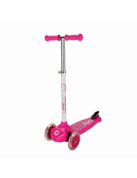 Evo Işıklı 3 Tekerlekli Pembe Scooter Evo Işıklı 3 Tekerlekli Pembe Scooter
