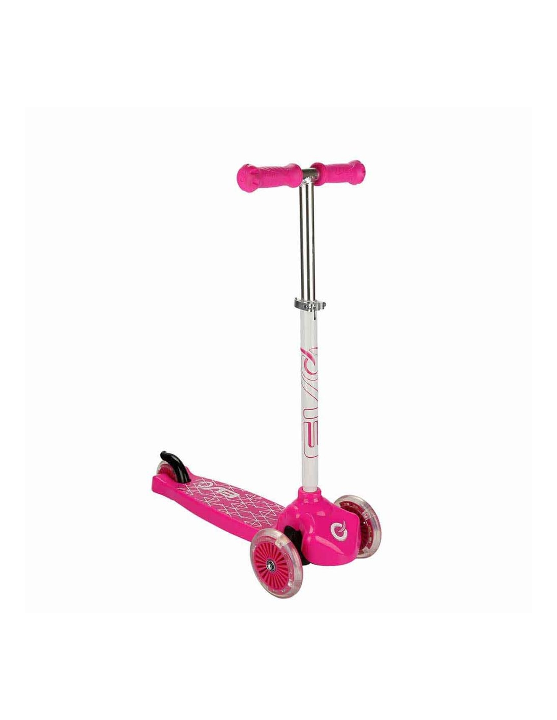 Evo Işıklı 3 Tekerlekli Pembe Scooter Evo Işıklı 3 Tekerlekli Pembe Scooter