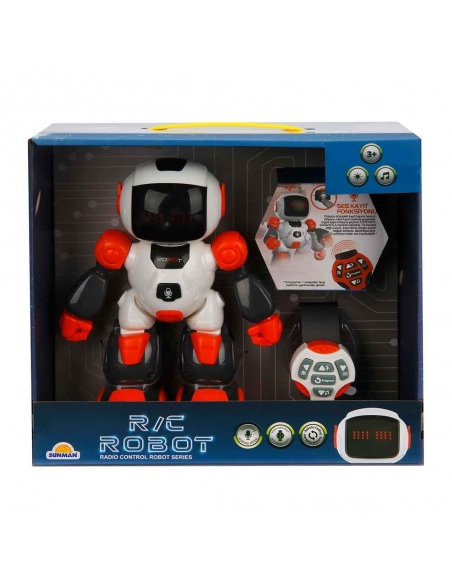 Uzaktan Kumandalı Sesli ve Işıklı Programlanabilir Robot