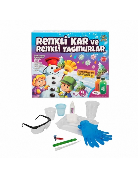 Renkli Kar ve Renkli Yağmurlar Bilim Seti