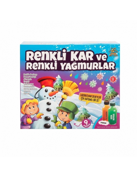 Renkli Kar ve Renkli Yağmurlar Bilim Seti