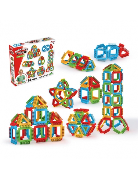03895 GEOMETRİK PUZZLE 64 PRÇ -FEN