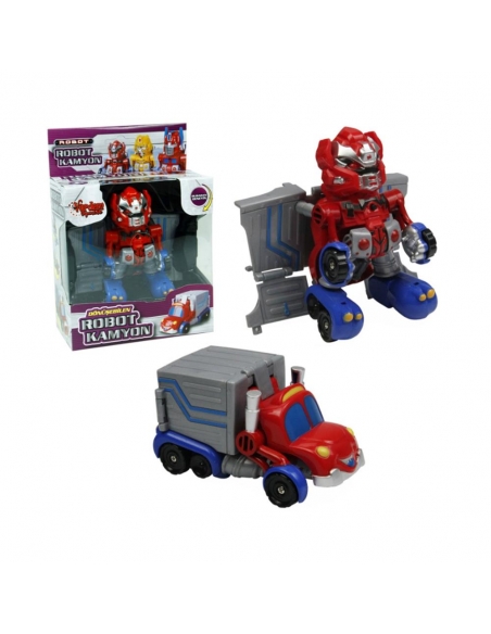 Kutulu Dönüşebilen Mini Robot Kamyon