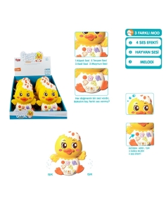 JLG-855-144A IŞIKLI VE MÜZİKLİ ÖRDEK BEBEK -VRD 2