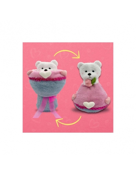 Sevgi Buketi Peluş Ayıcıklı Peluş Çiçek Buketi 40 cm