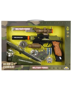 S00004308 ASKER SİLAH SET BIÇAK/SİLAH IŞIK/SES 6PR