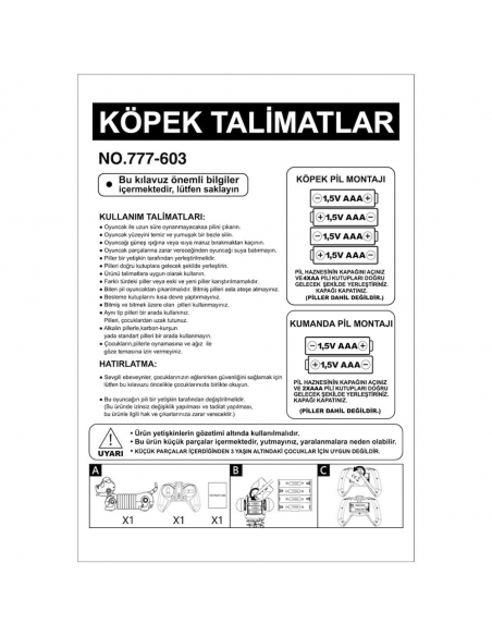 GL-777-603 U/K IŞIKLI VE SESLİ SEVİMLİ ROBOT -VRD