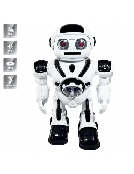 DF-6022 IŞIKLI VE MÜZİKLİ DİSK ATAN UZAYLI ROBOT