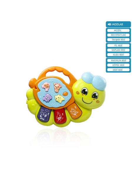 IŞIKLI VE MÜZİKLİ SOLUCAN BEBEK -VRD