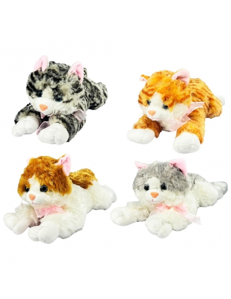 PJH14318 PELUŞ 36CM 4 ASRTİ MÜZİKLİ KEDİ -VRD