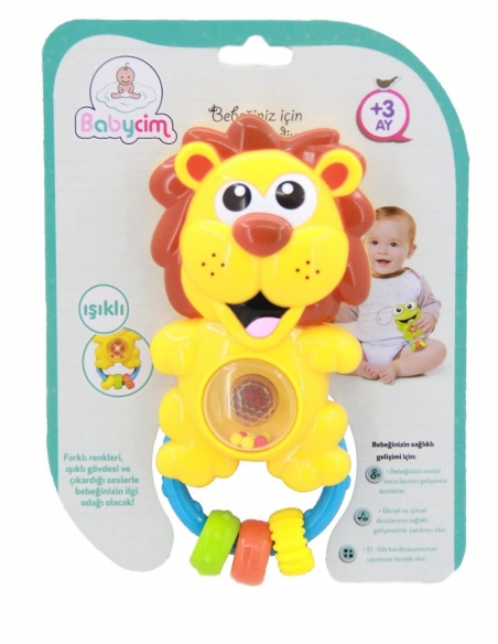 URT041-004 BABYCİM NEŞELİ SSLİ PİLLİ ASLAN ÇINGIRK