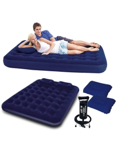 POMPALI YASTIKLI ÇİFT YATAK ÇİFT KİŞİLİK 203X152X22CM