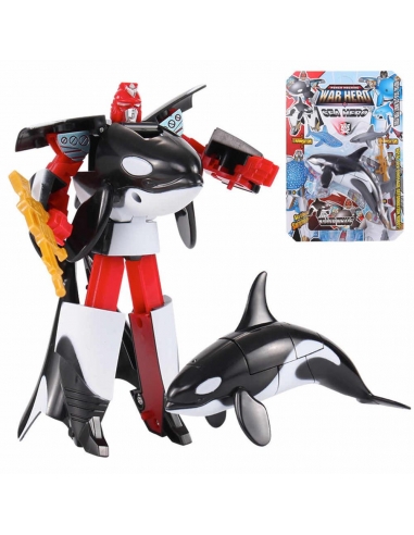 Robota Dönüşen Orca Balina Oyuncak
